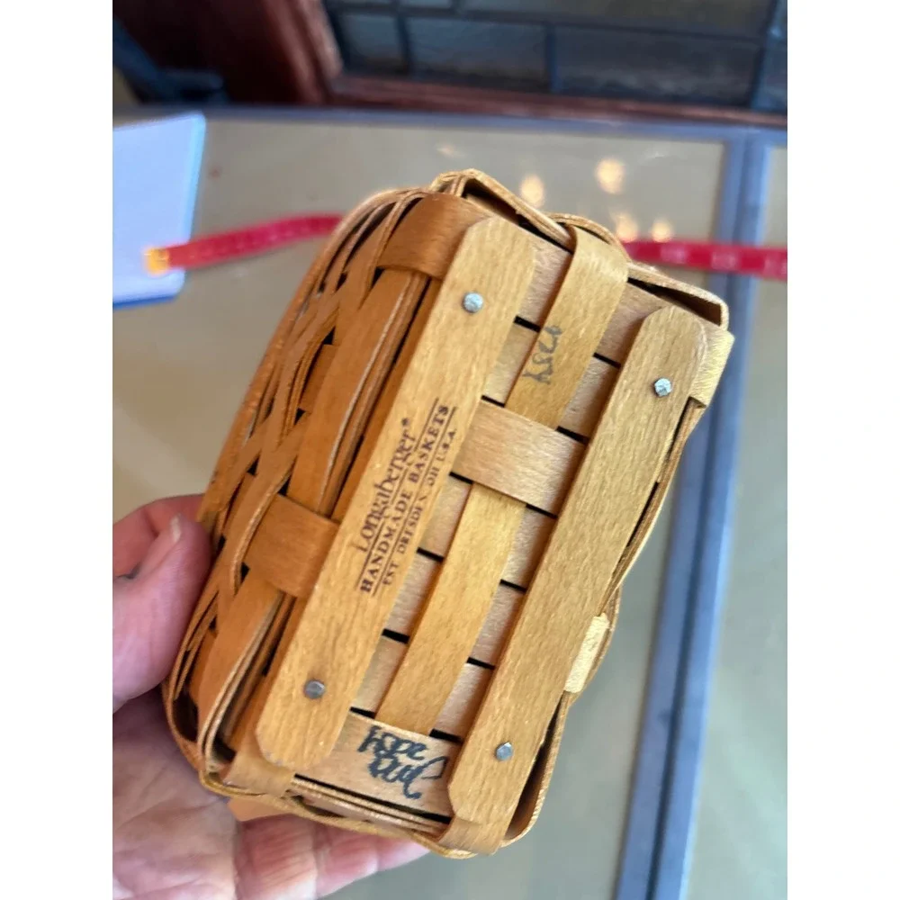 Longaberger handmade basket